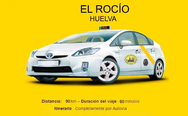 taxi en el rocio - Cuánto cuesta un taxi de Huelva al Rocío