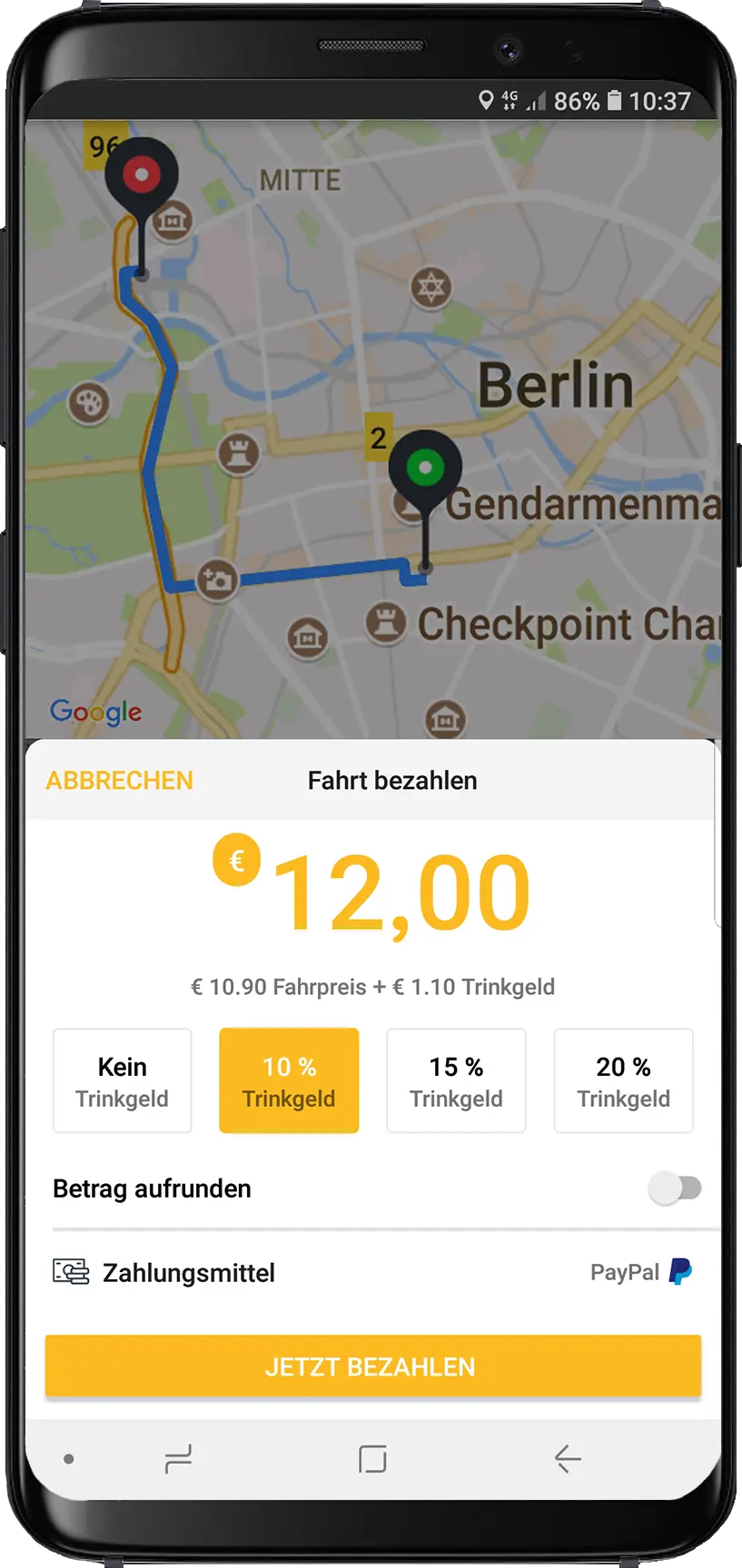 taxi app germany - Does Germany have a taxi app