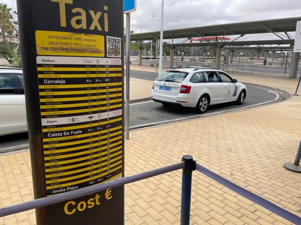 fuerteventura airport to caleta de fuste taxi cost - How far from airport is Caleta de Fuste