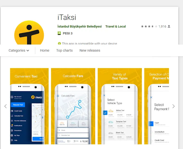 taxi apps in turkey - What is the taxi app used in Turkey